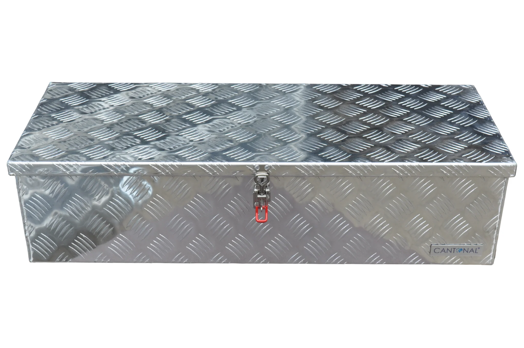 Aluminium Deichselbox aus Riffelblech 900x380x230 mm - Image 2