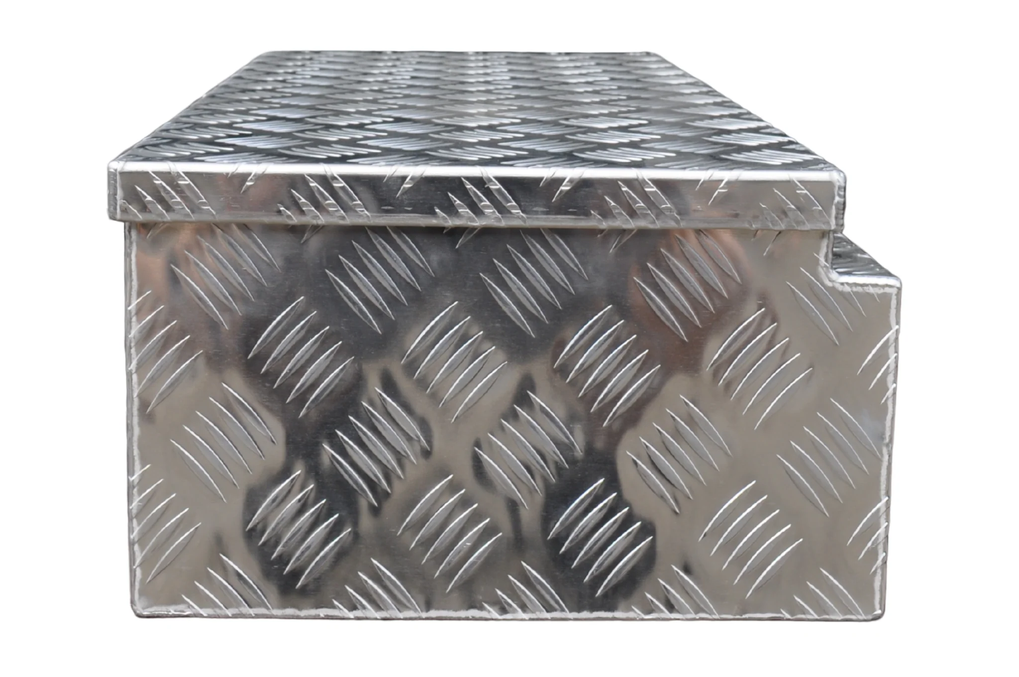 Aluminium Deichselbox aus Riffelblech 900x380x230 mm - Image 5