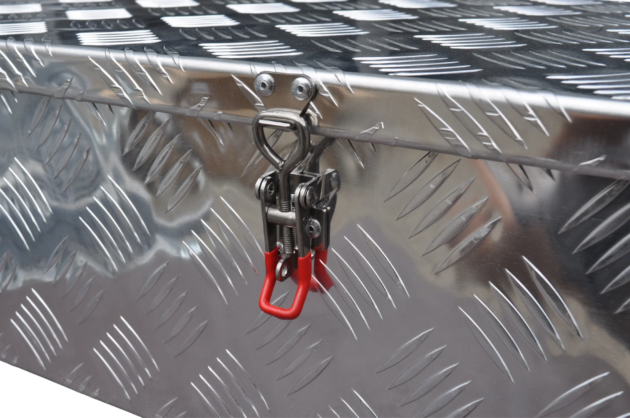 Aluminium Deichselbox aus Riffelblech 900x380x230 mm - Image 6