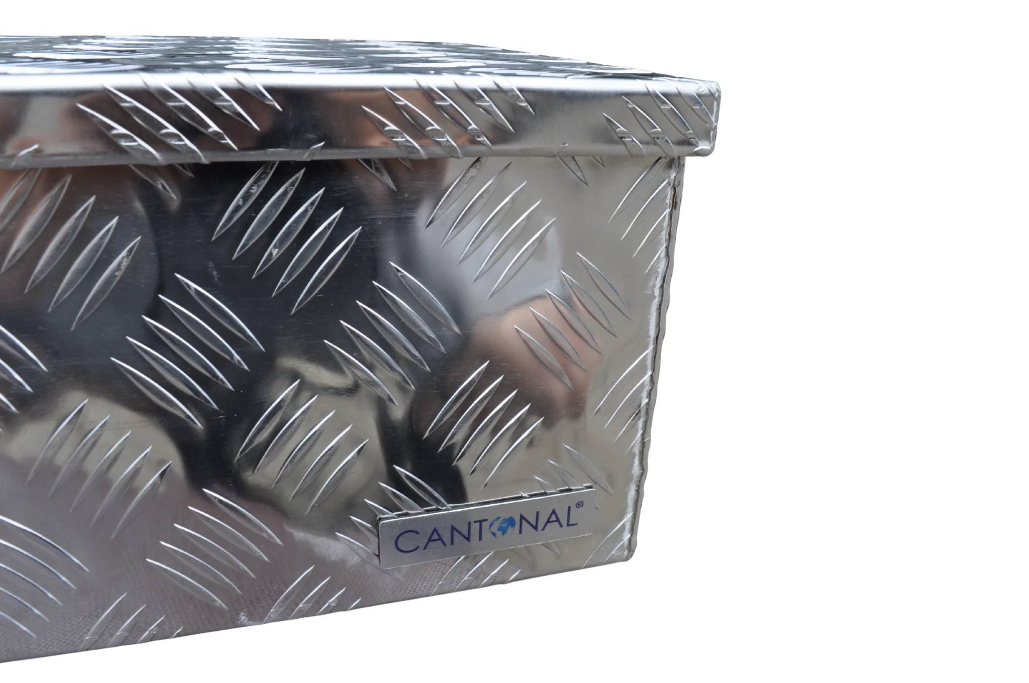 Aluminium Deichselbox aus Riffelblech 900x380x230 mm - Image 7