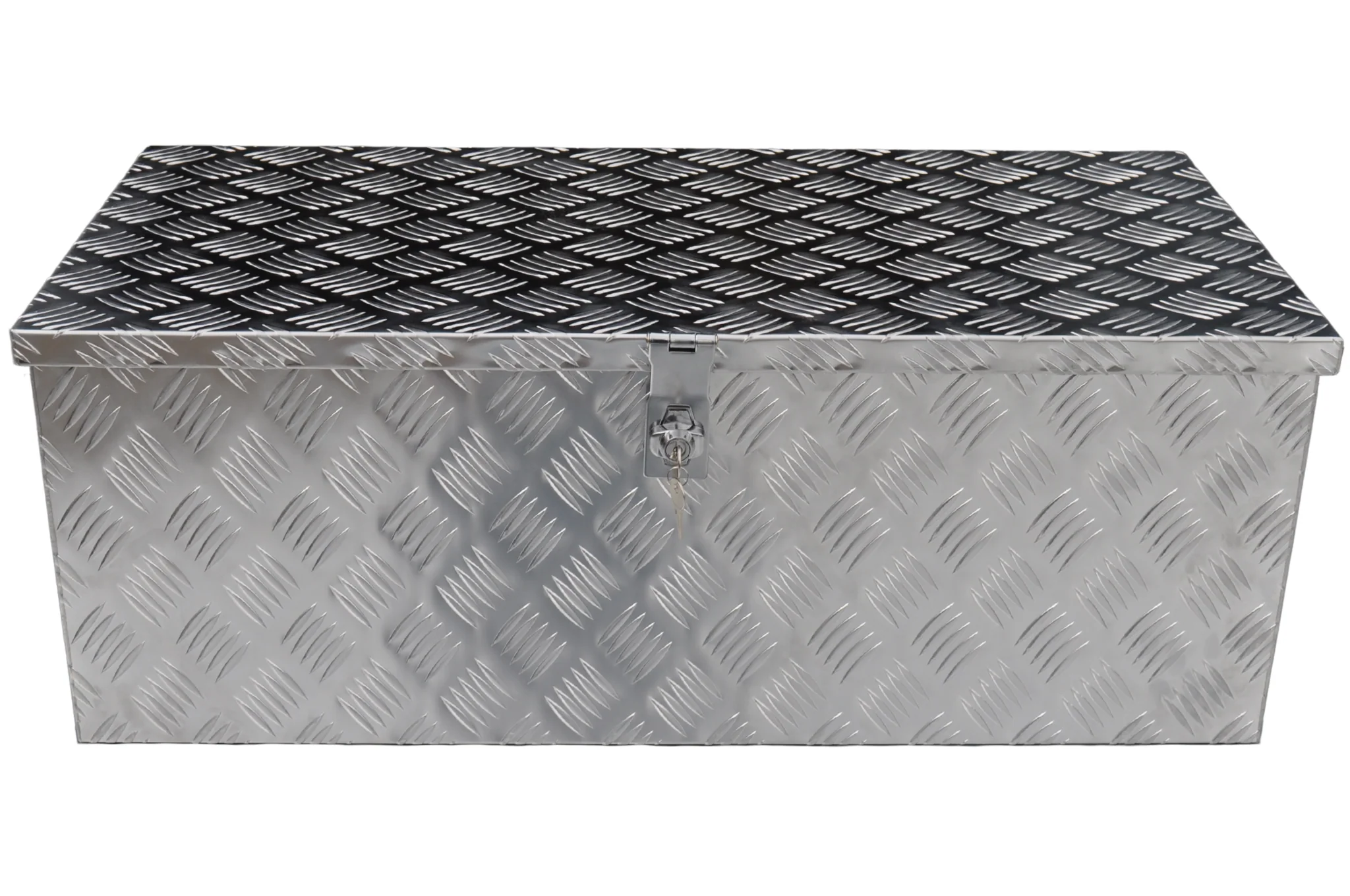 Deichselbox Aluminium-Riffelblech 840x400x310 mm – mit Schmetterlingsverschluss - Image 3