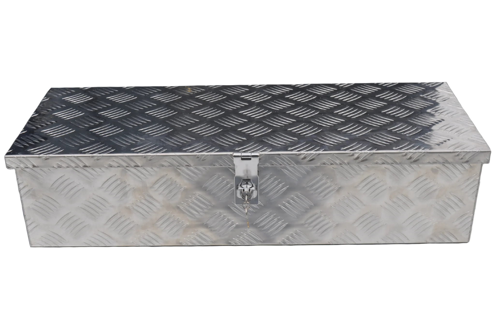 Deichselbox aus Aluminium-Riffelblech 800x300x190 mm – Schmetterlingsverschluss - Image 3