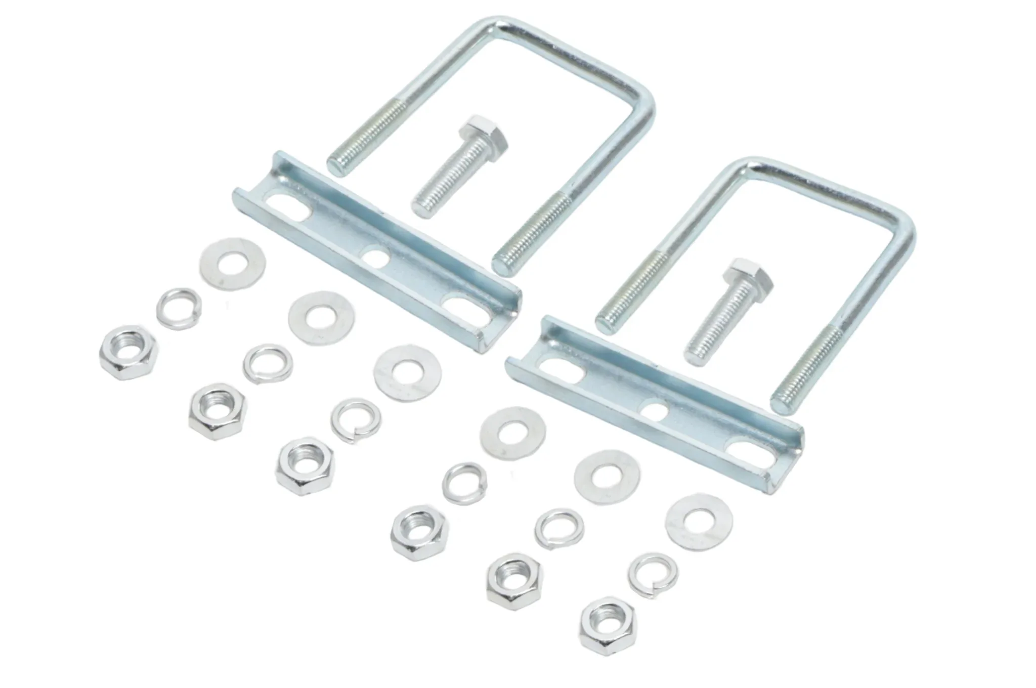 Deichselklemmen für Stützradklemme Vierkant (48 mm) für Rohr 60 mm ( 2 Stück) - Image 2