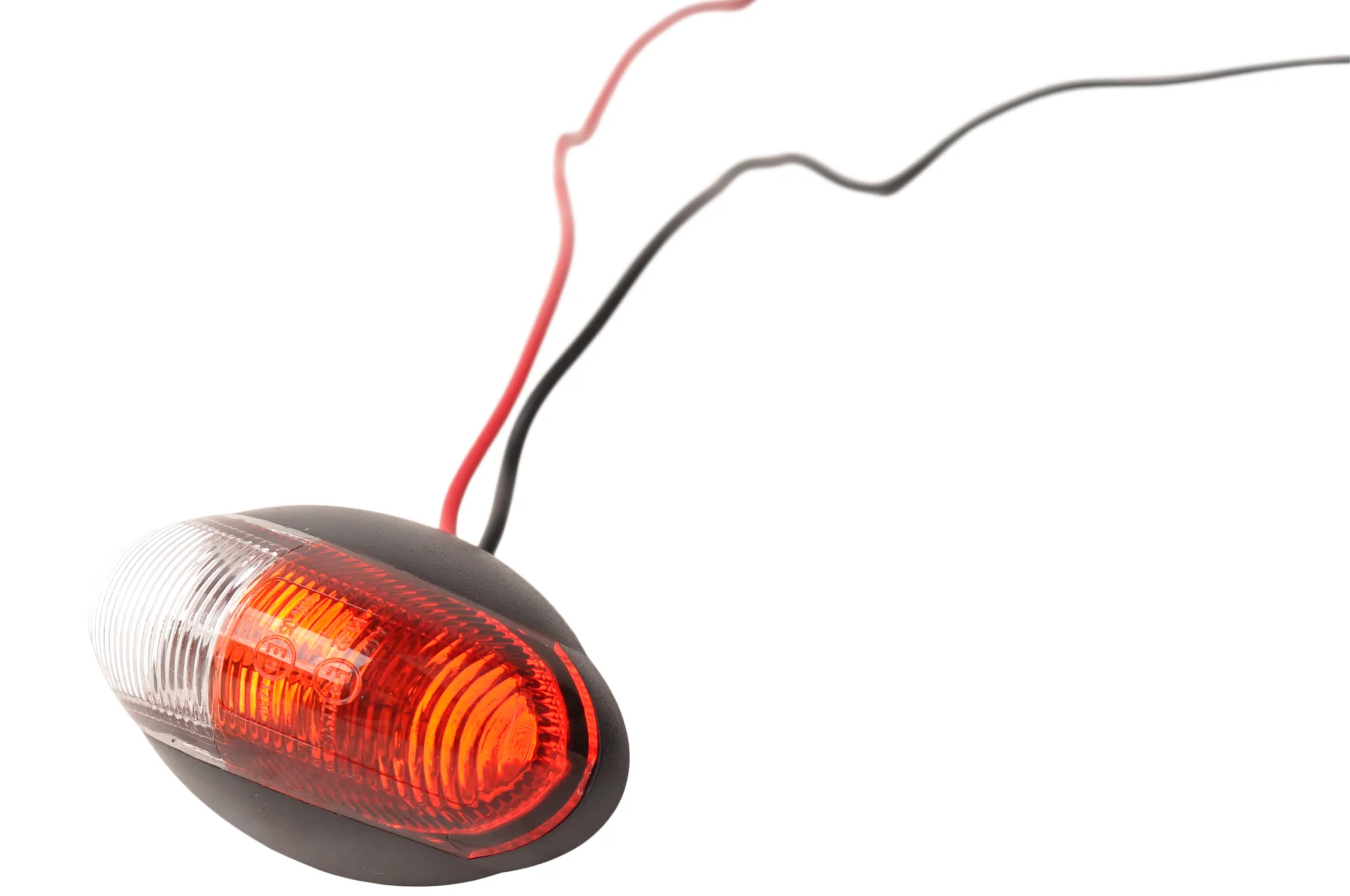 Design Begrenzungsleuchte rot/weiße LED auf Halterung - Image 2