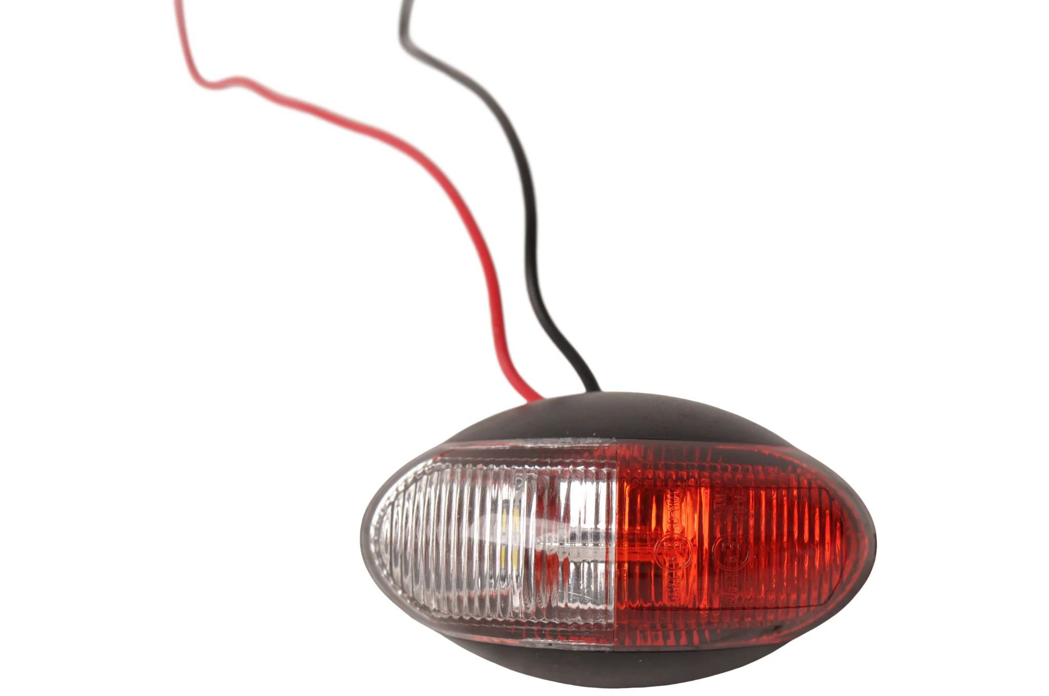 Design Begrenzungsleuchte rot/weiße LED auf Halterung - Image 3
