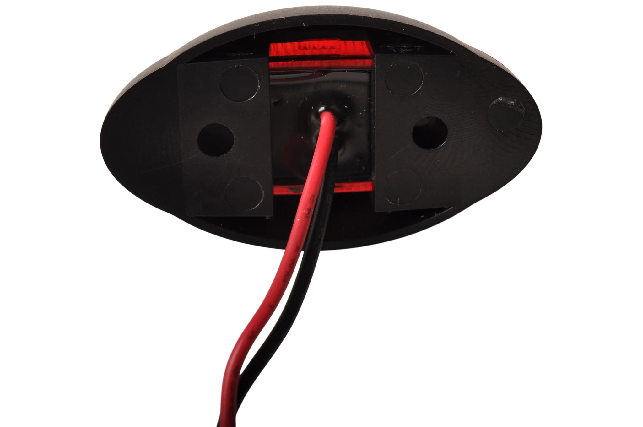 Design Begrenzungsleuchte rot/weiße LED auf Halterung - Image 5