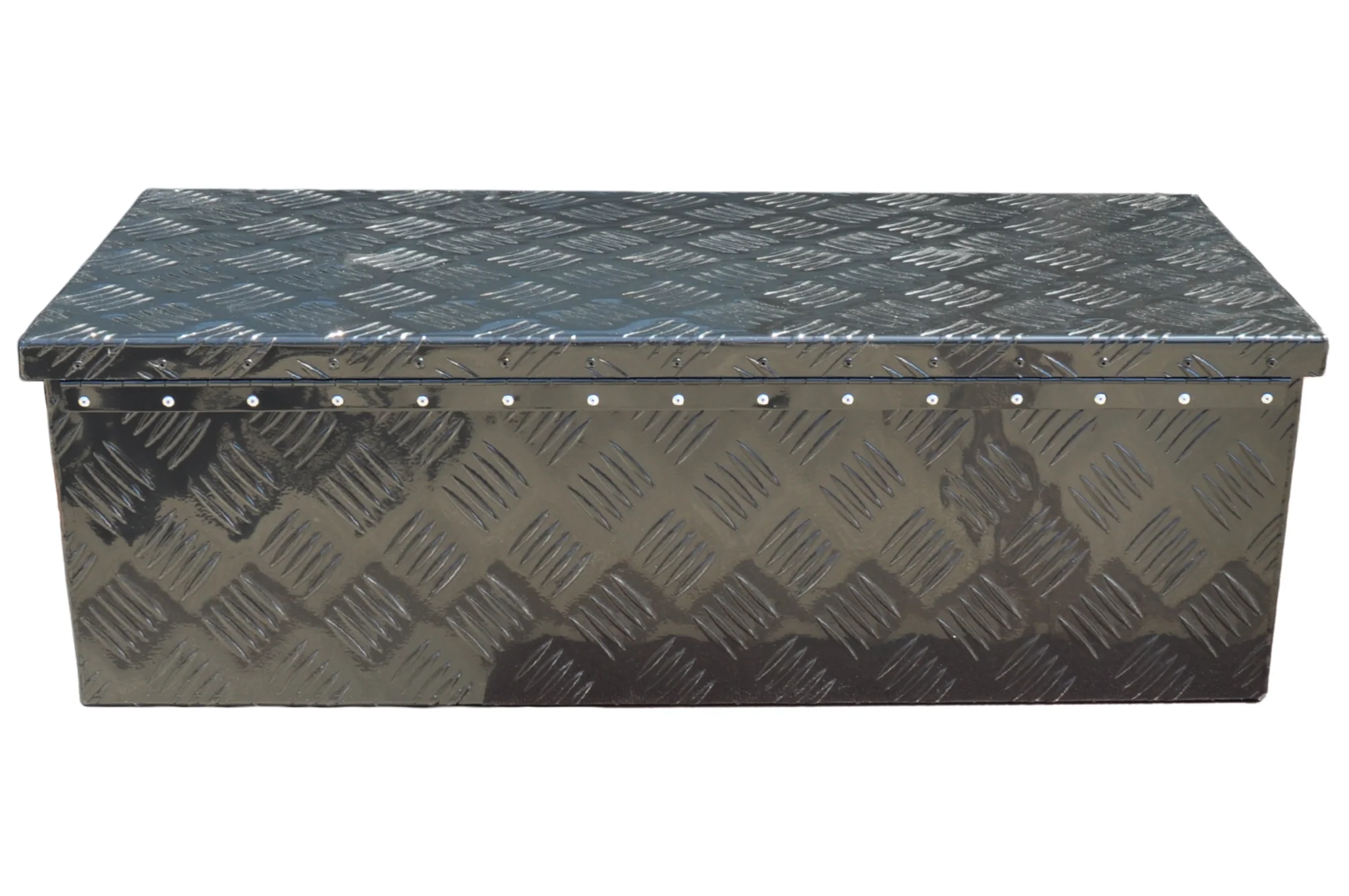 Aluminium-Traubenblech Deichselbox/Werkzeugkasten 765x330x245 mm - inklusive integriertem Schloss - 2,5 mm dickes Material - Image 5