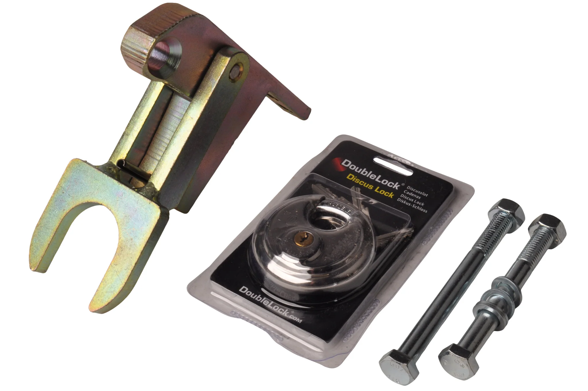 DoubleLock A60 Fixed Lock - Basiskupplungsschloss für ungebremste Kupplungen - 2x vertikal M12