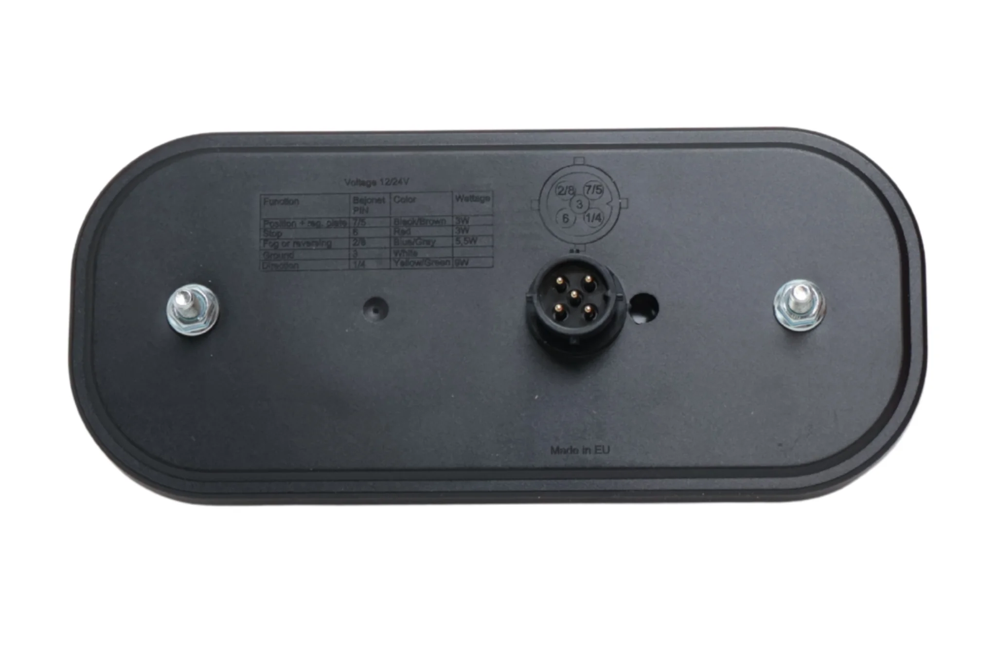 Anhänger Rückleuchte - Fristom FT-230 LED - rechts - 215x95x38 mm - mit dynamischem Blinker - inklusive Rückfahrleuchte - Image 5