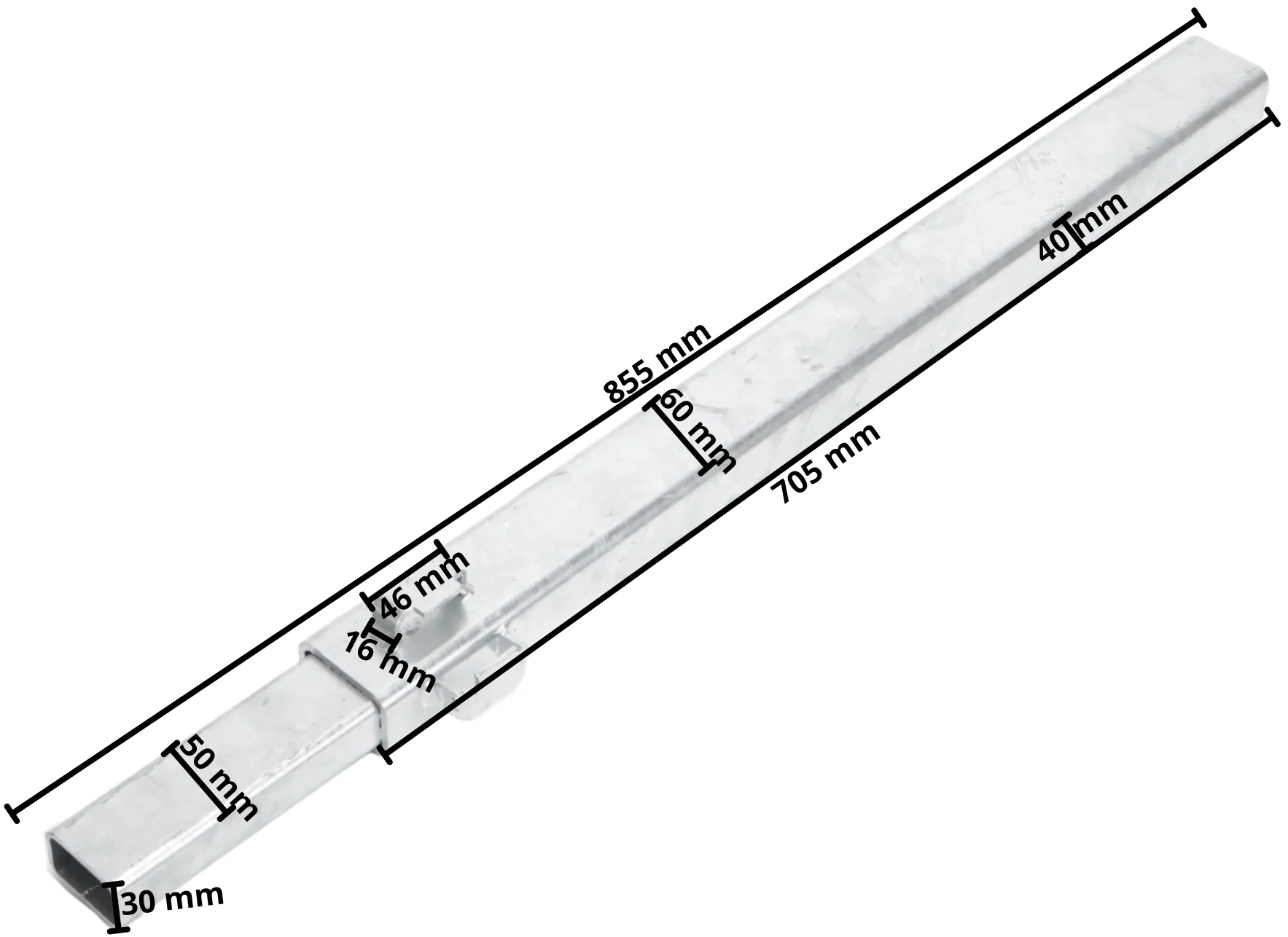 Eckrunge Eduard 70 cm links hinten rechts vorne - für Laubgitter und Bordwandaufsätze - Image 5