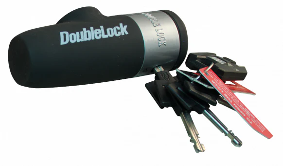 DoubleLock SCM-zugelassenes Stangenschloss für Loop Chain - 5 Schlüssel enthalten