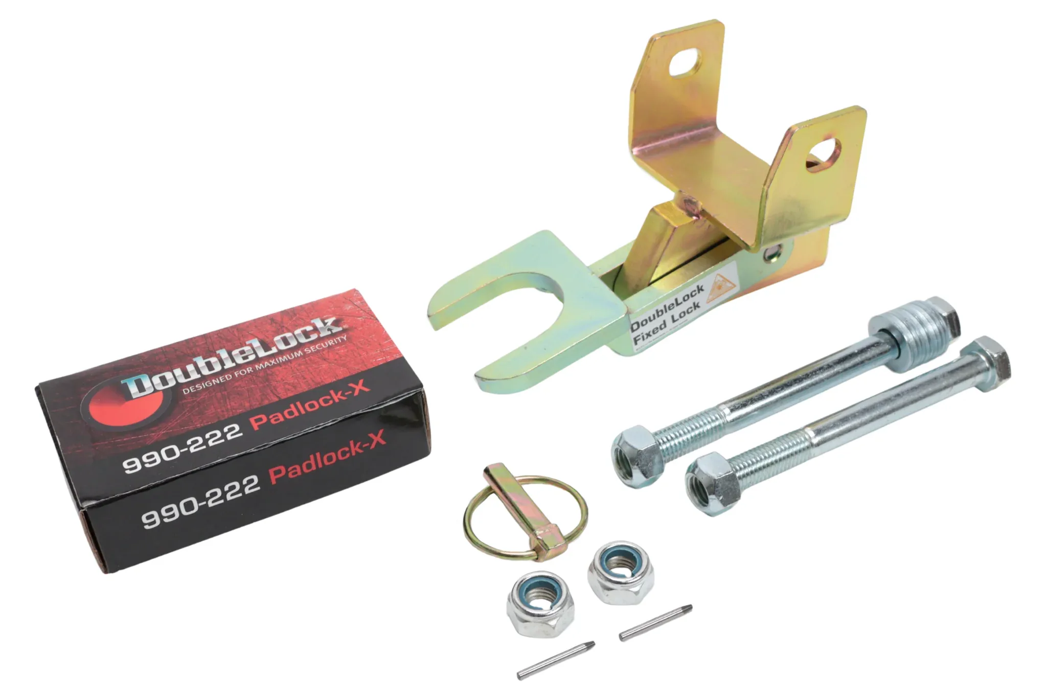 DoubleLock EM350 Fixed Lock - SCM-geprüftes Unterbau-Deichselschloss für gebremste Kupplungen