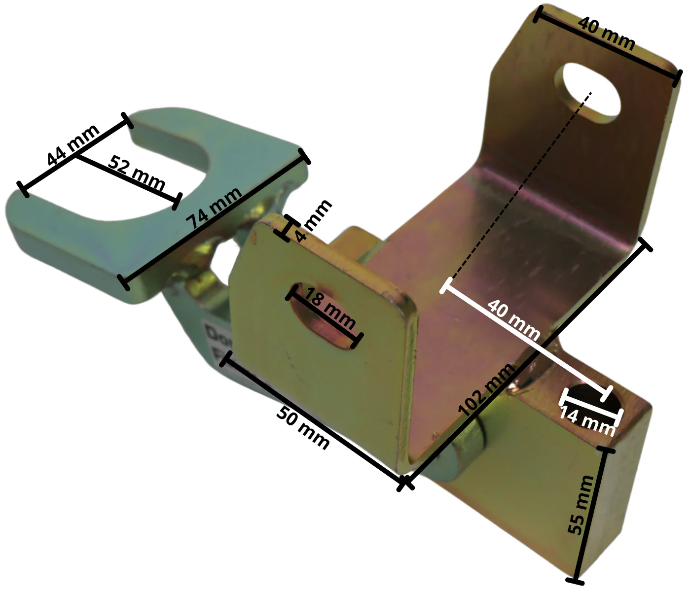 DoubleLock EM350 Fixed Lock - SCM-geprüftes Unterbau-Deichselschloss für gebremste Kupplungen - Image 8