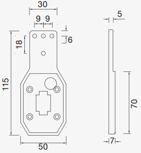 Aspöck Flexipoint Halter - flexibler Gummifuß - Image 5