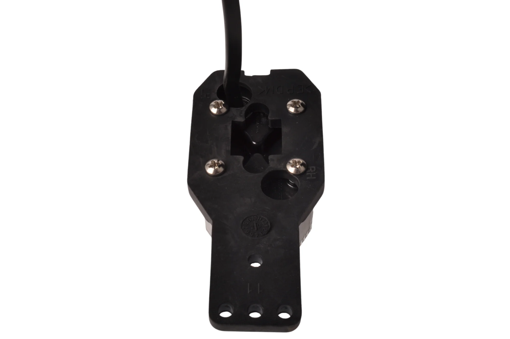 Aspöck Flexipoint LED links- Begrenzungsleuchte rot/weiß auf kleinem Gummihalter mit 0,5m Kabel - Image 8