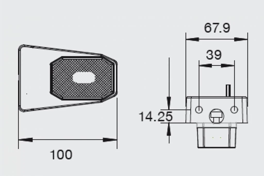 Aspöck Flexipoint - weiß - LED - 100 cm Flachkabel - auf Halterung - Image 7