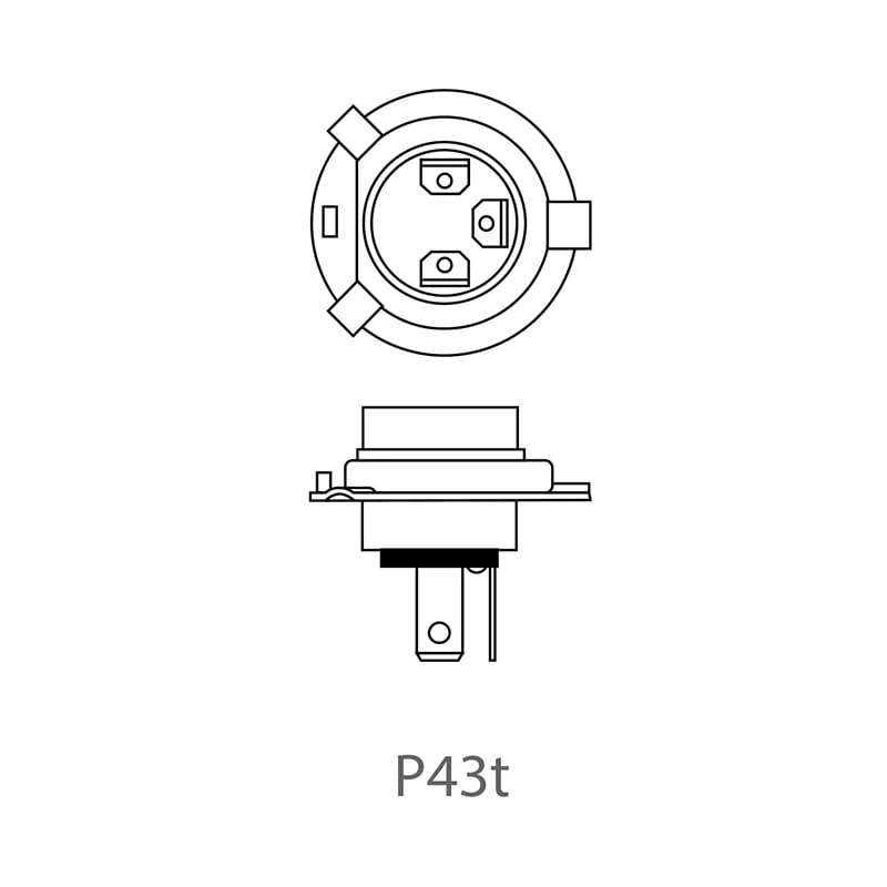 H4 Autolampe 12V 60/55W P43t im Karton - Image 4