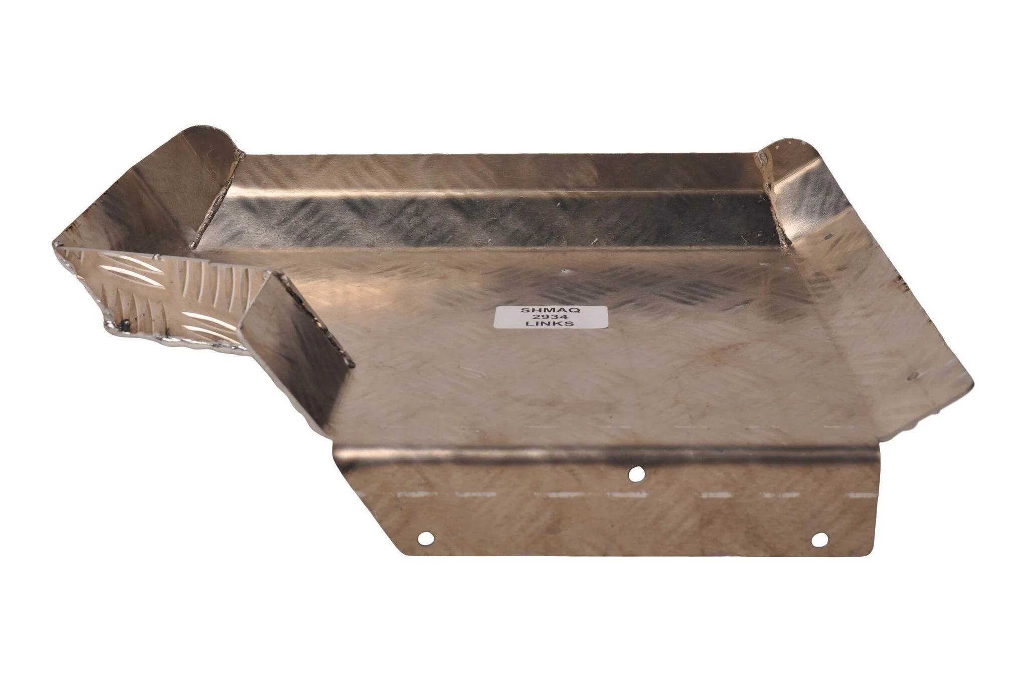 Halbes Kotflügel links - 340x290 mm - Aluminium Riffelblech Material - geeignet für Hapert Kipper - Image 5
