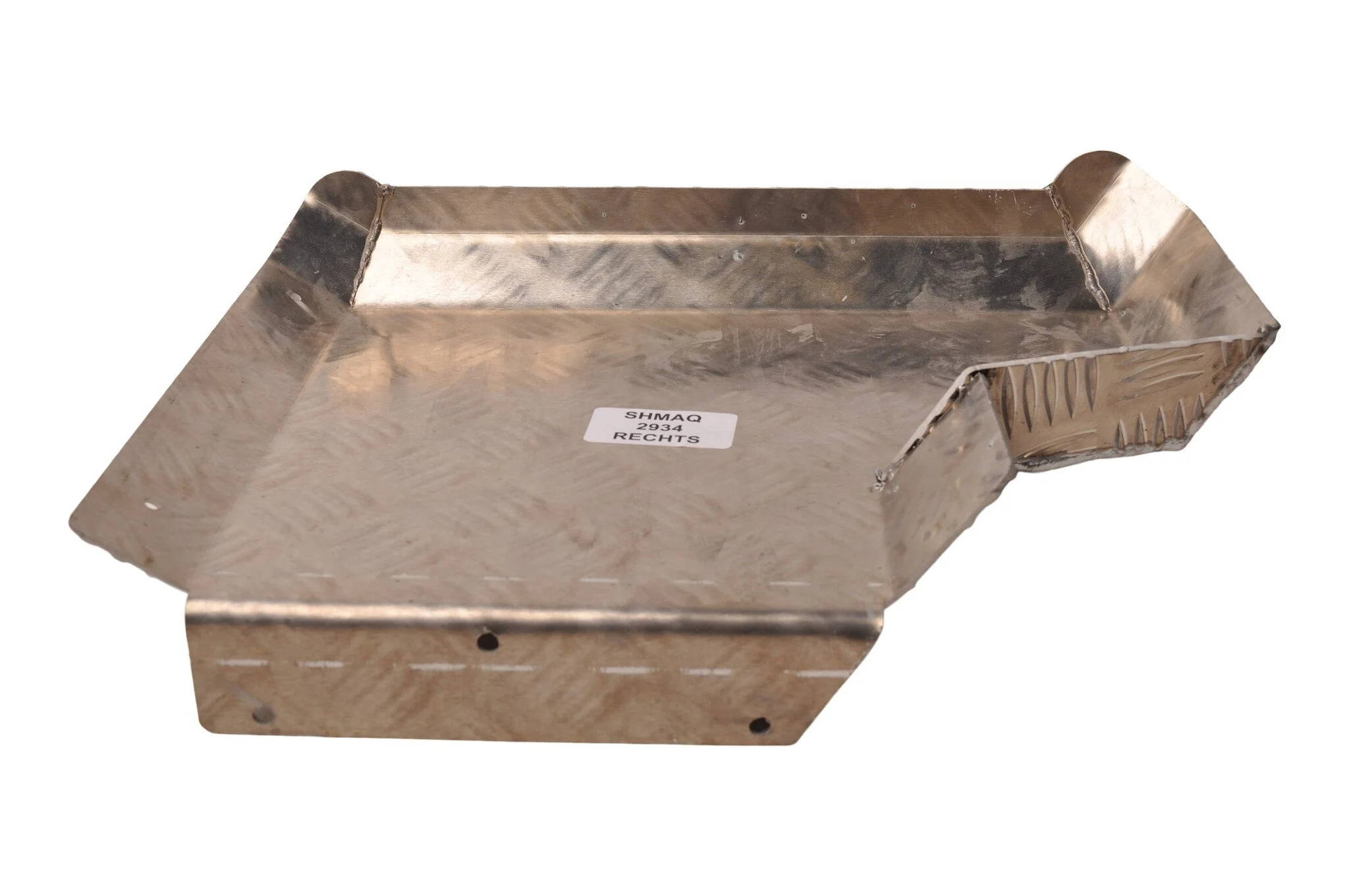 Halbes Kotflügel rechts - 340x290 mm - Aluminium Riffelblech Material - geeignet für Hapert Kipper - Image 5