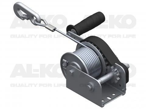 Handwinde gebremst 351 kg Übersetzung 2,5:1 inklusive Seil und Haken - Image 6