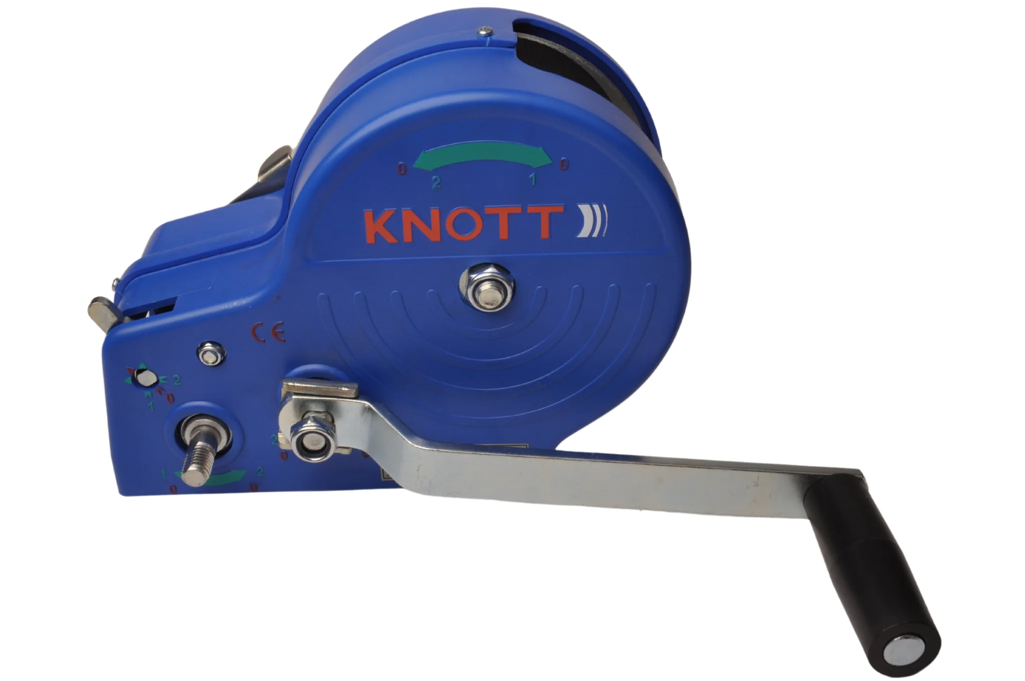 Ungebremste Handwinde - 900/450 kg - inklusive Windengurt und Lasthaken - 2 Geschwindigkeiten - Image 3