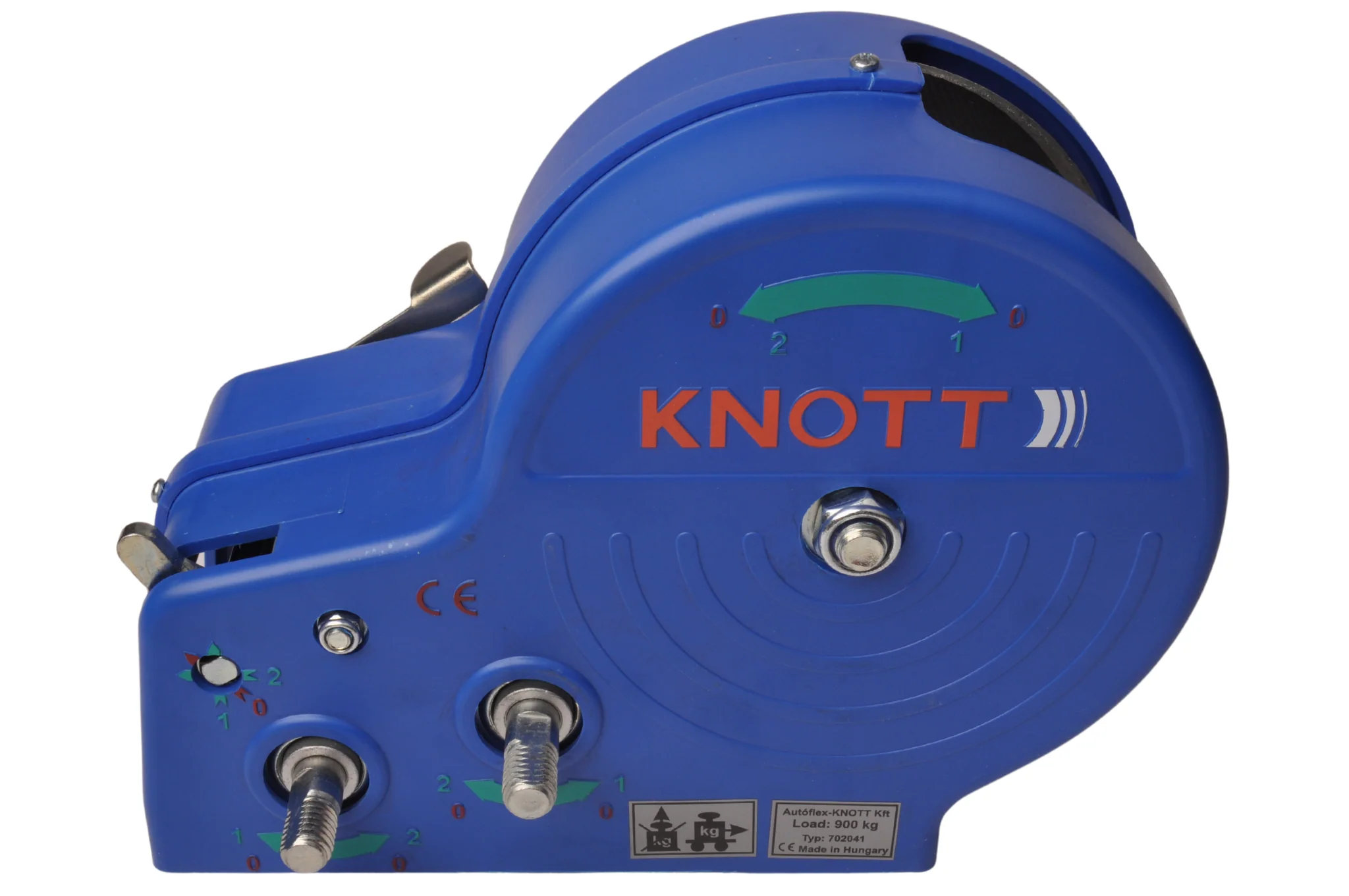 Ungebremste Handwinde - 900/450 kg - inklusive Windengurt und Lasthaken - 2 Geschwindigkeiten - Image 4