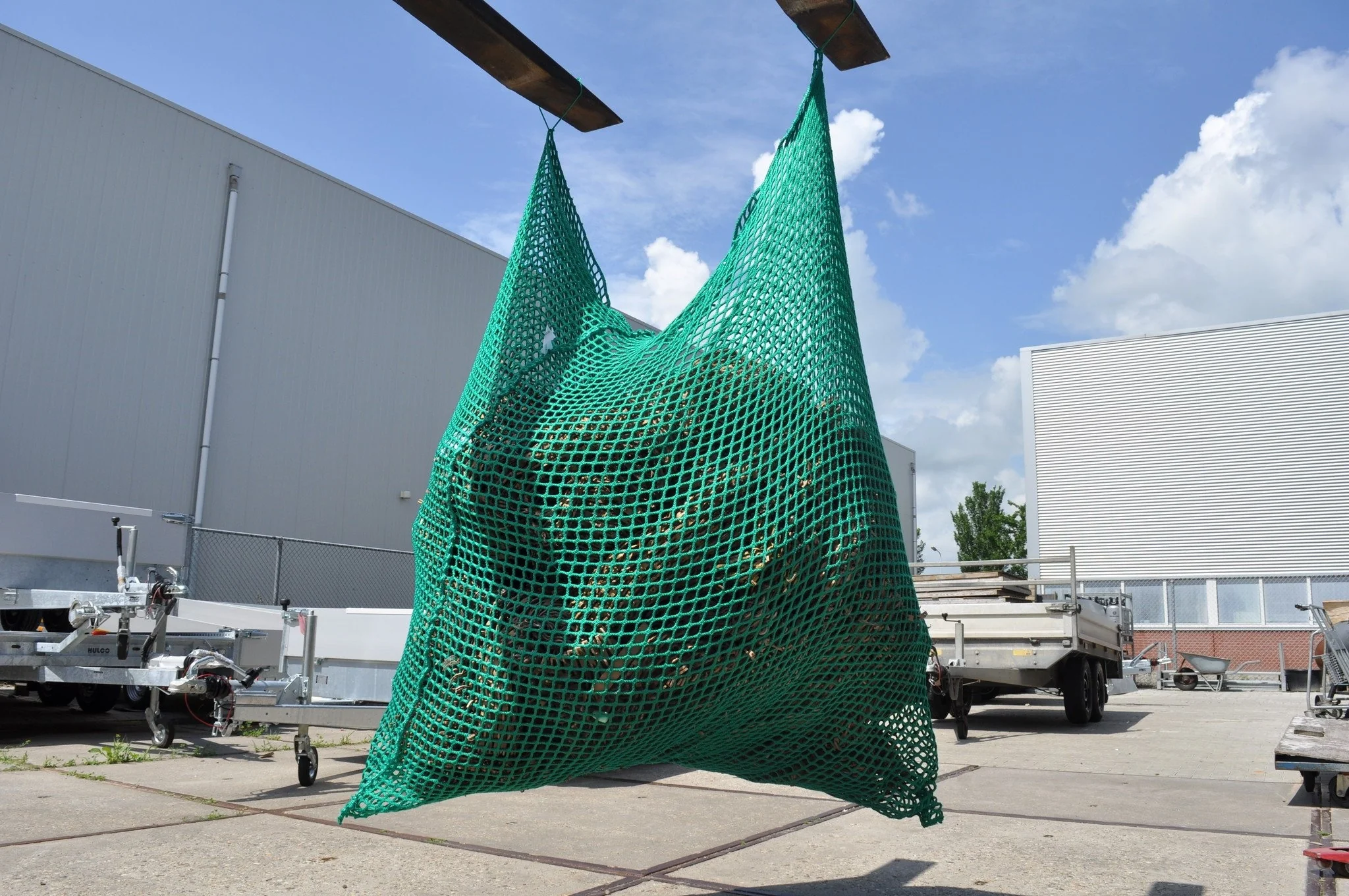 Heunetz slowfeeder - 200x200 cm - 4,5 cm Maschenweite - Image 2