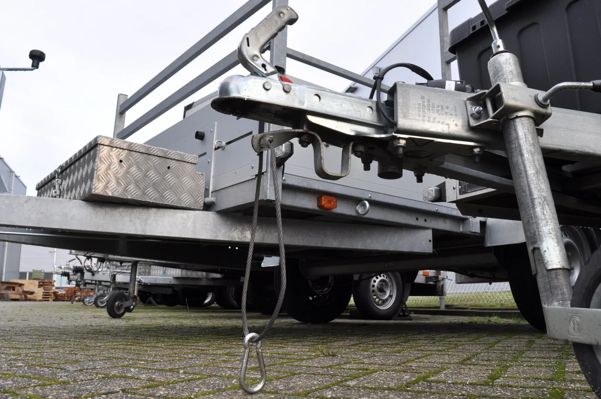Halter für Abreißseil komplett für ungebremste Anhänger - Image 4