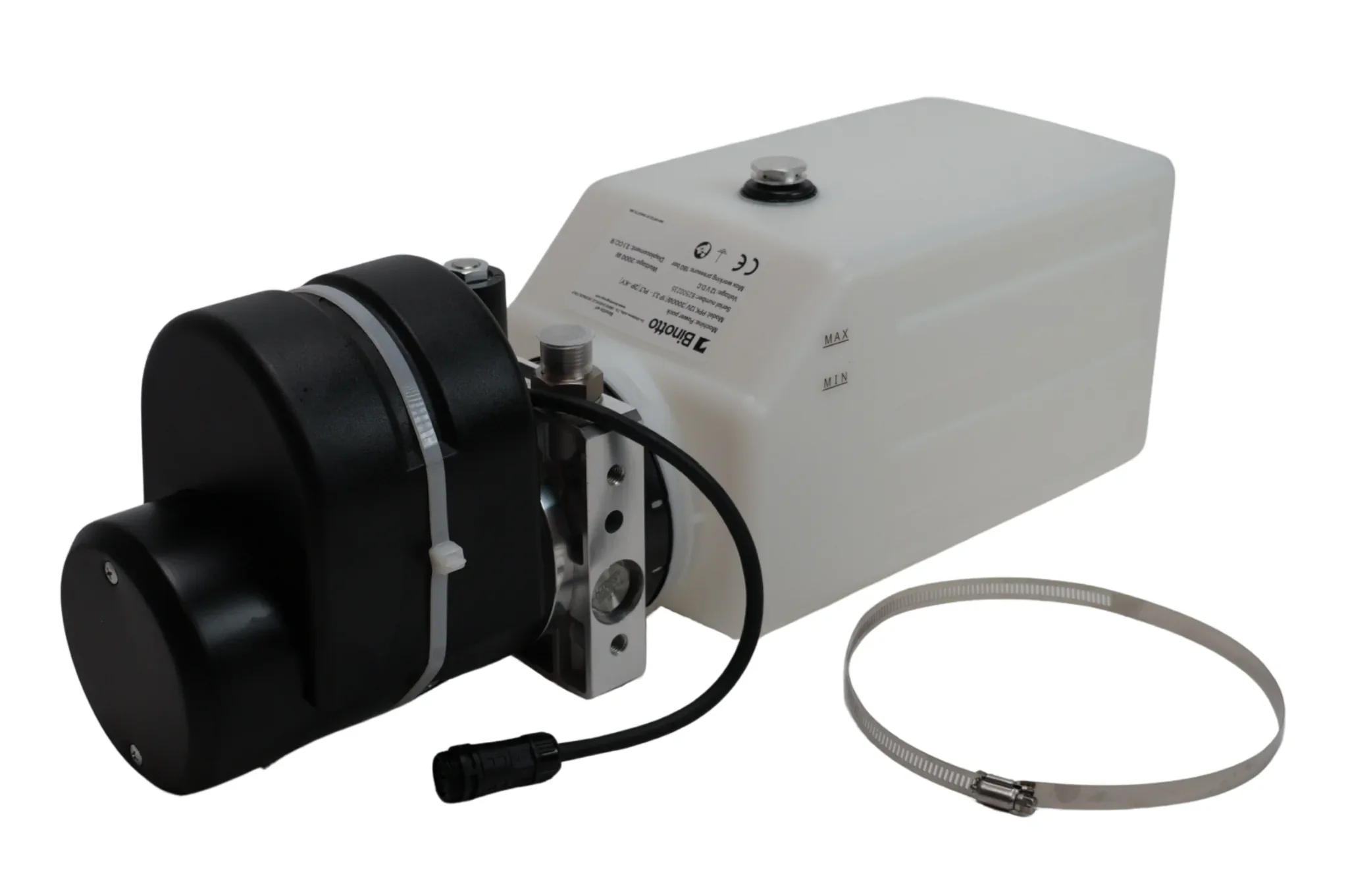 Hydraulikpumpe - einfachwirkend 12V / 2kW - 8 Liter - POWER-PACK