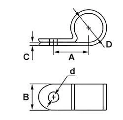Kabelklemmen 11,1 mm schwarz zur Befestigung von Beleuchtungskabeln - 20 Stück - Image 6