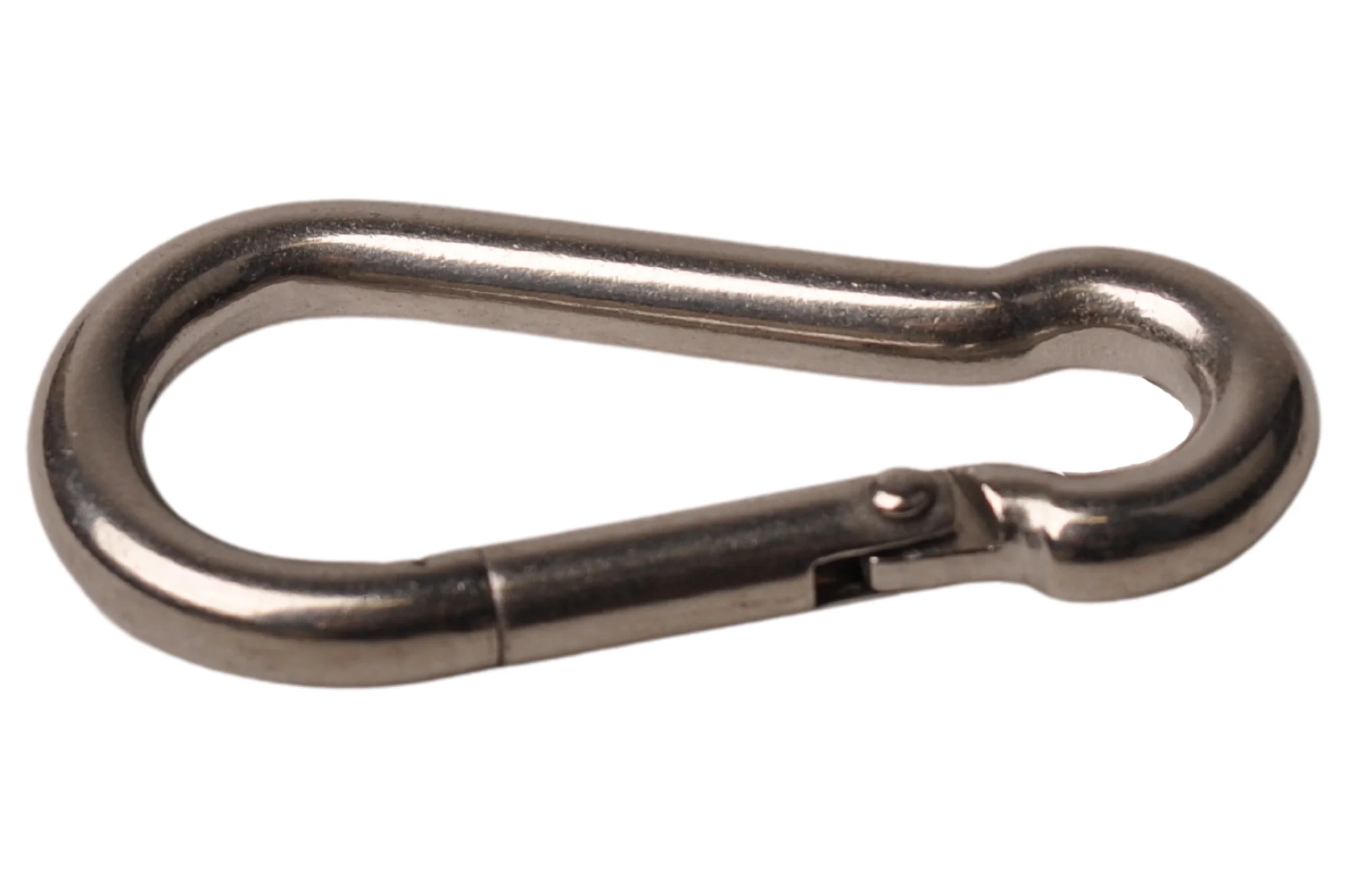Karabiner aus Edelstahl 50x5 mm - 8 mm Ösendurchmesser - Image 2