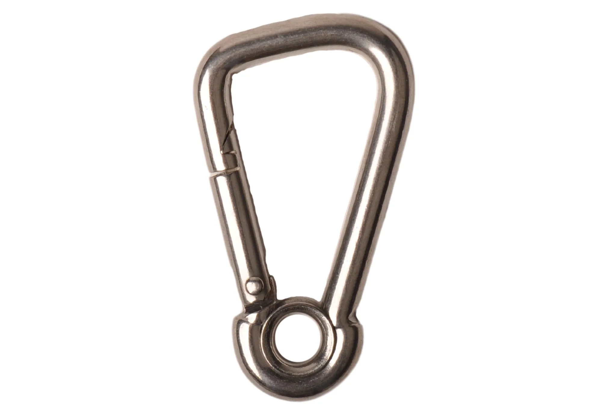 Karabinerhaken aus Edelstahl 60x6 mm - Ösendurchmesser 7 mm - Image 2