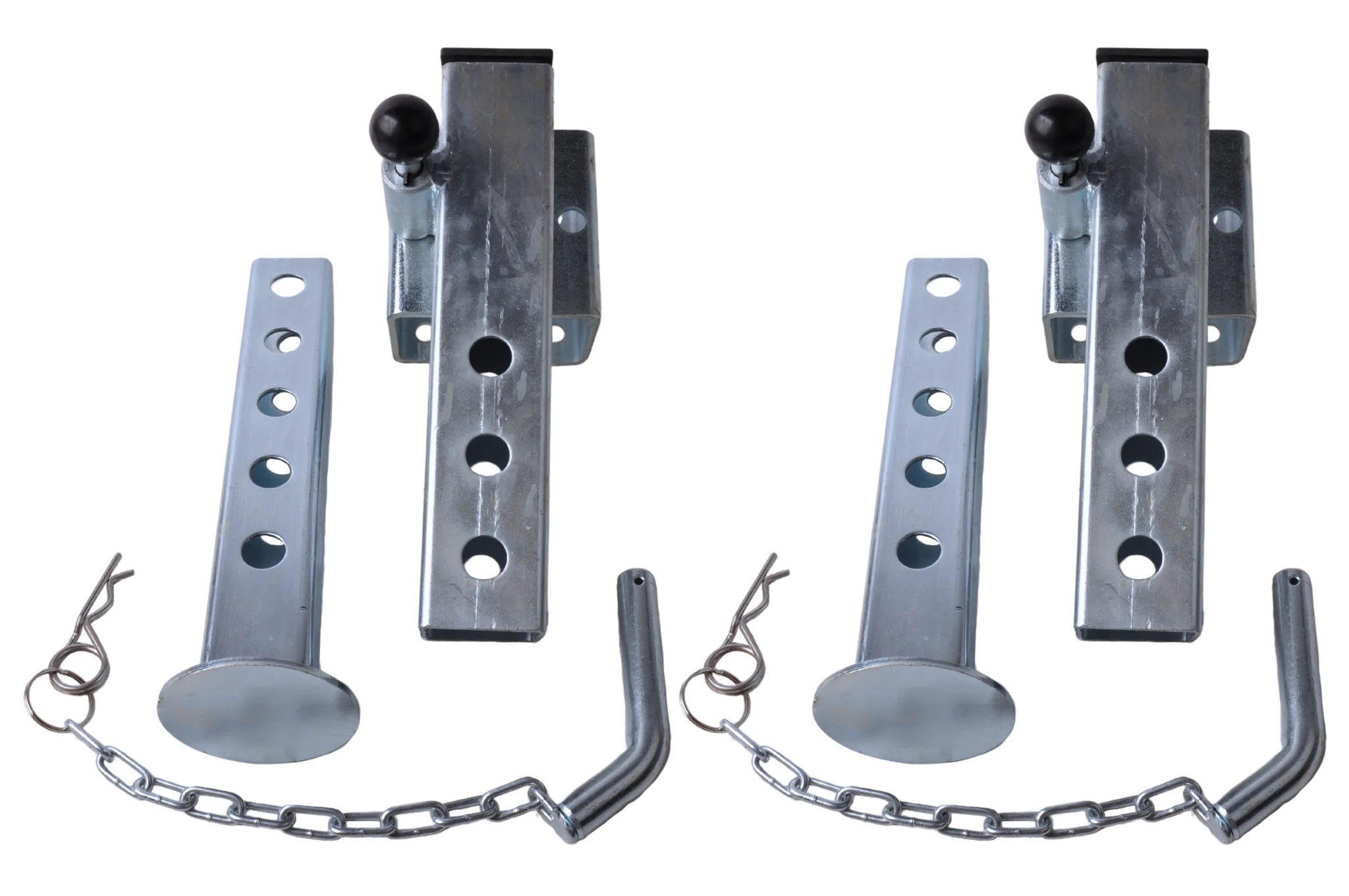 Set von 2 kippbaren Stützfüßen - verstellbar und klappbar - geeignet für Eduard-Anhänger - Image 5
