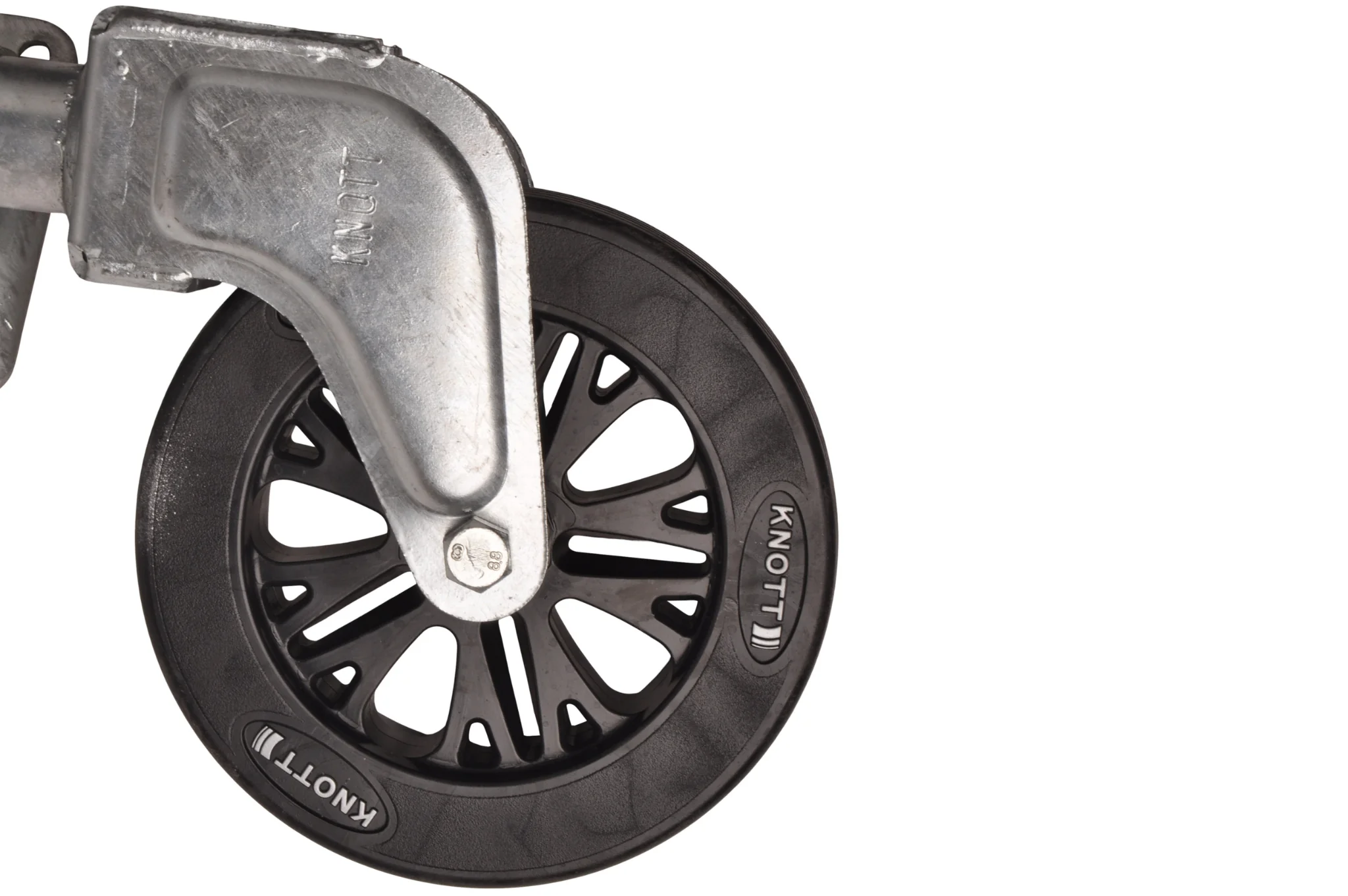 Schwenkbares Stützrad - 60 mm - Tragfähigkeit: 150 kg - Seitenkurbel - Image 5