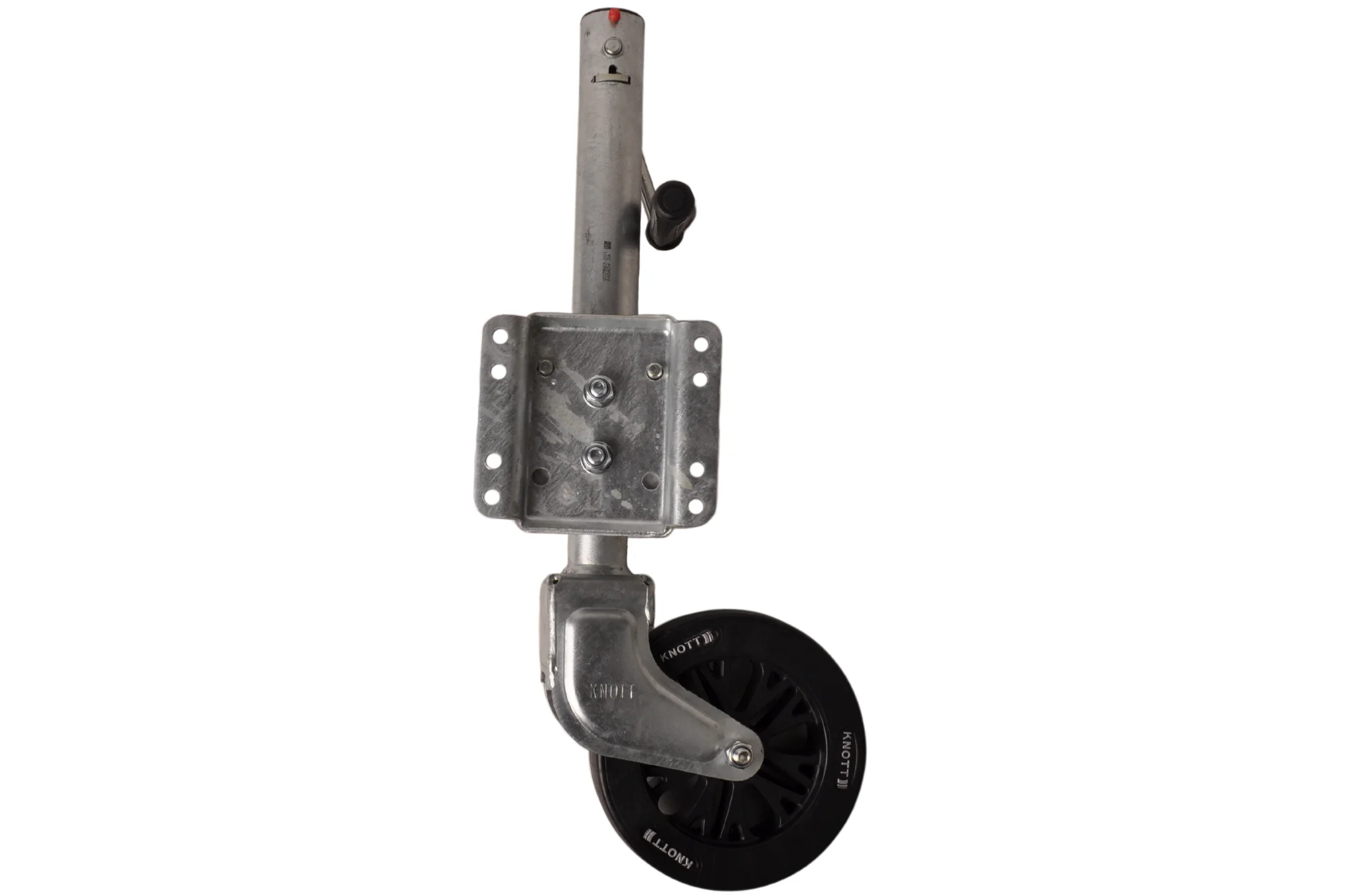 Schwenkbares Stützrad - 60 mm - Tragfähigkeit: 150 kg - Seitenkurbel - Image 7