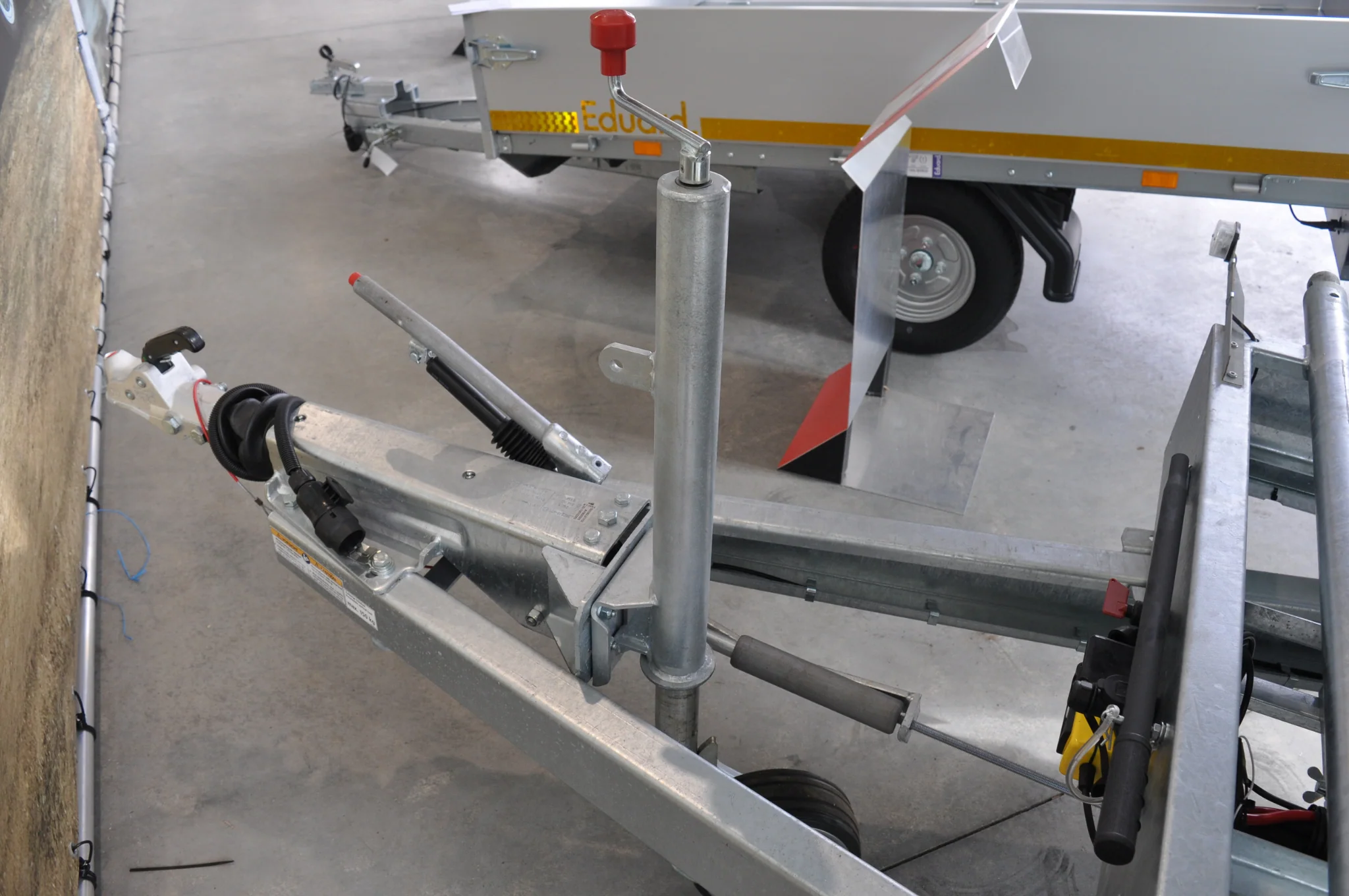 AL-KO klappbares Stützrad  - 60 mm - Tragfähigkeit: 500 kg - Schwerlast - extra langes - Image 7