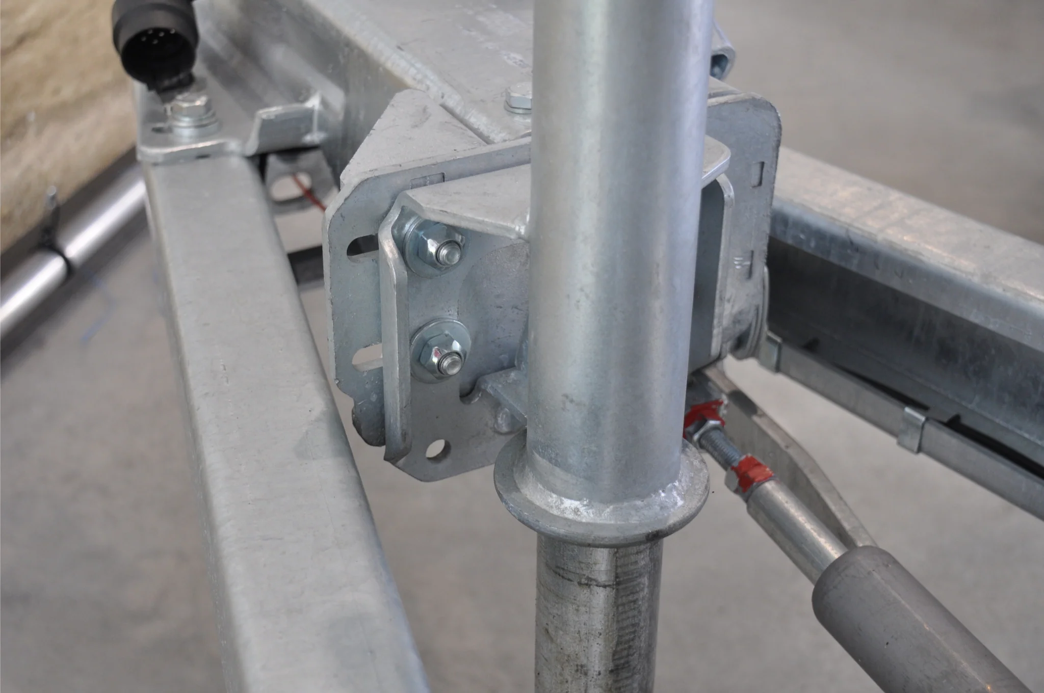 AL-KO klappbares Stützrad  - 60 mm - Tragfähigkeit: 500 kg - Schwerlast - extra langes - Image 8