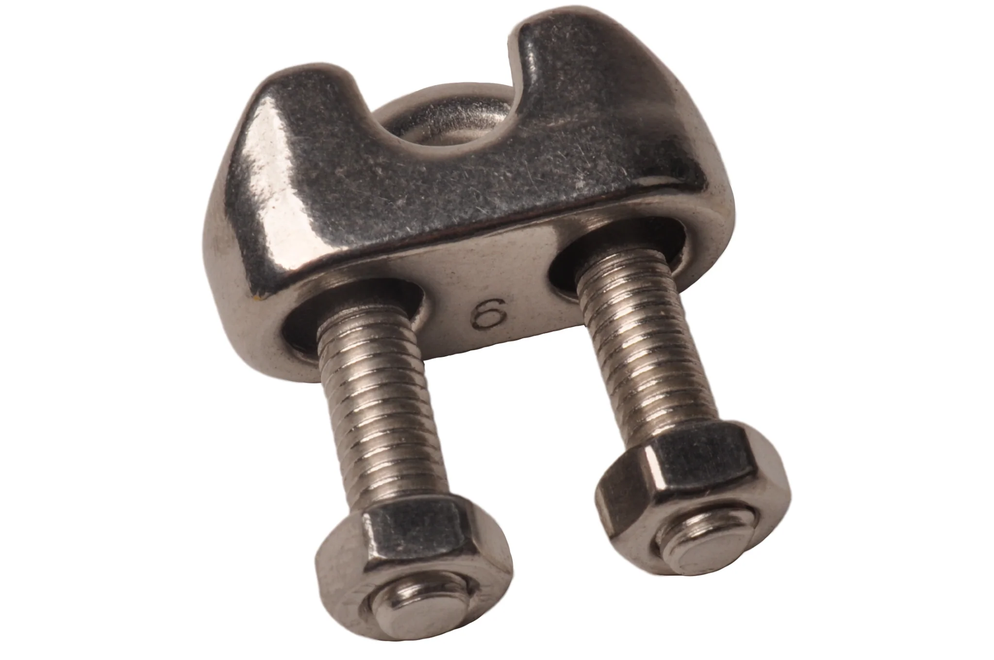RVS-Klammer für Stahldraht (6 mm) - Image 3