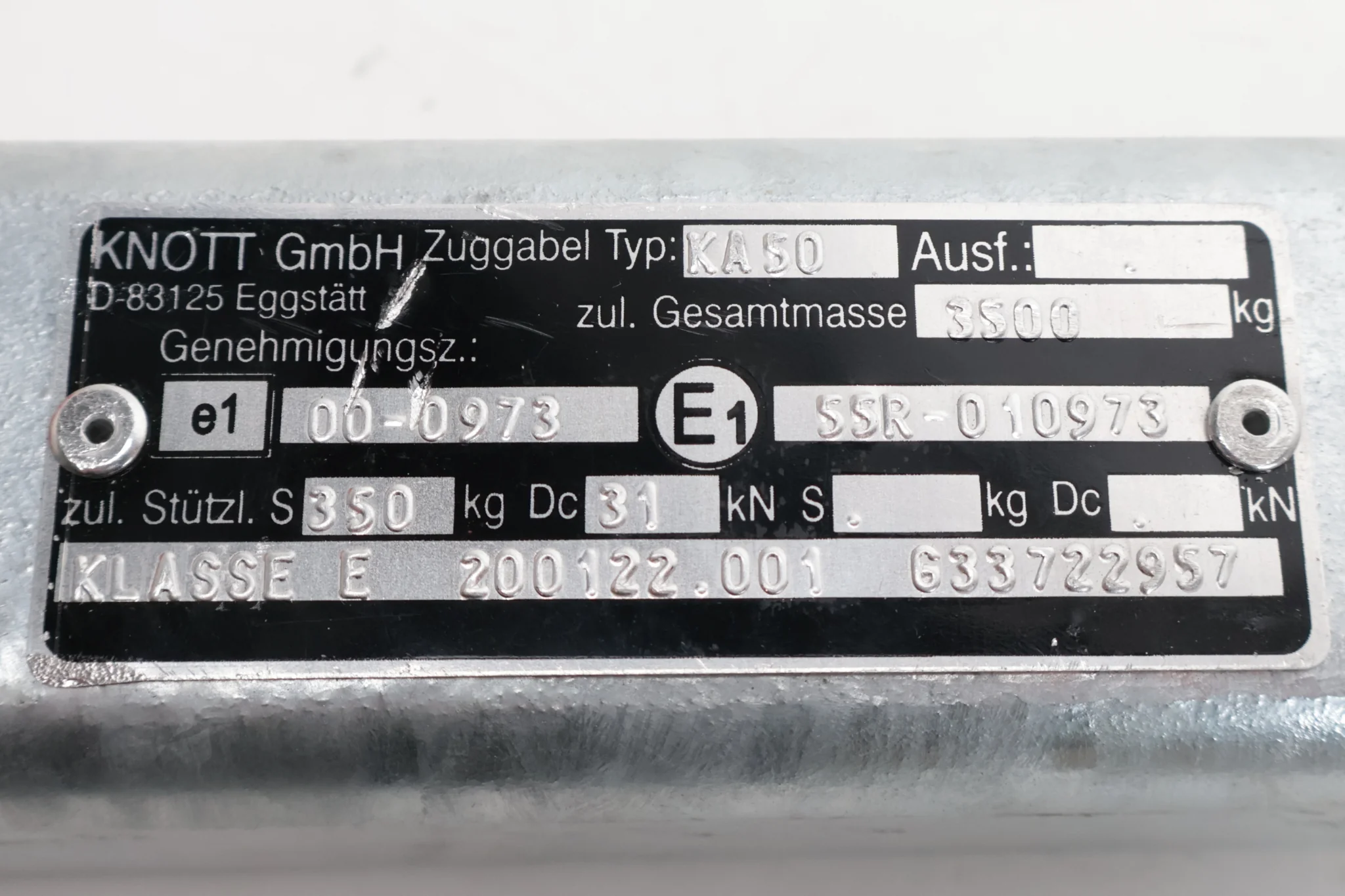 Knott Adapterplatte - Hartmaß 166 mm - Höhe 50 mm - Image 4