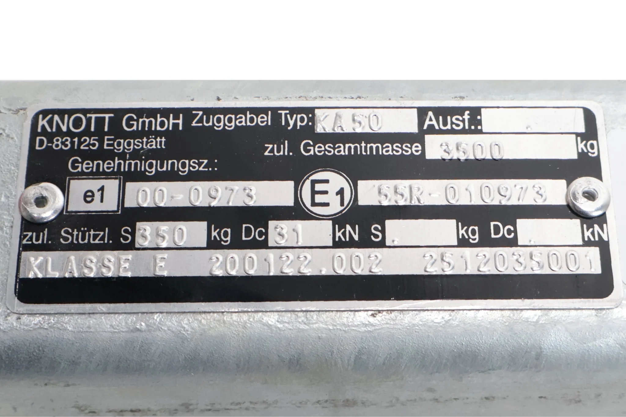 Knott Adapterplatte - Lochkreis 166/207 mm - Höhe 50 mm - Image 4