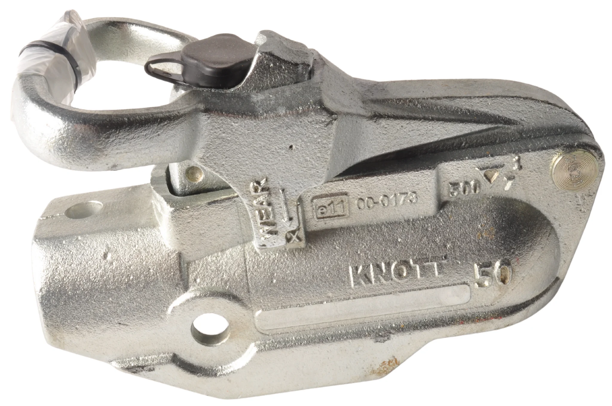 Knott AV50 - rund 50 mm - 2700 kg - gebremste Kugelkupplung - inkl. eingebautem Schloss - Image 3
