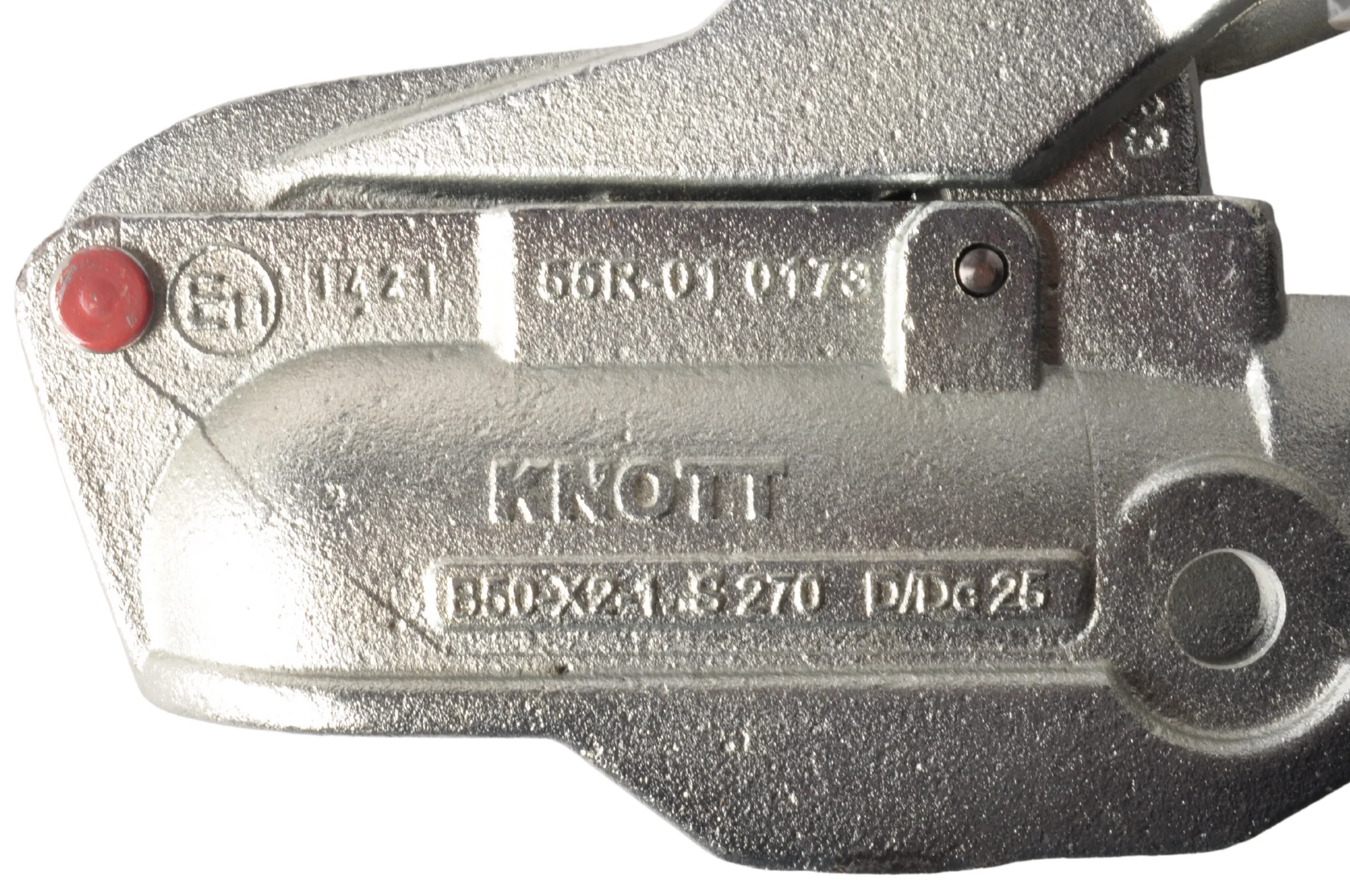 Knott AV50 - rund 50 mm - 2700 kg - gebremste Kugelkupplung - inkl. eingebautem Schloss - Image 4