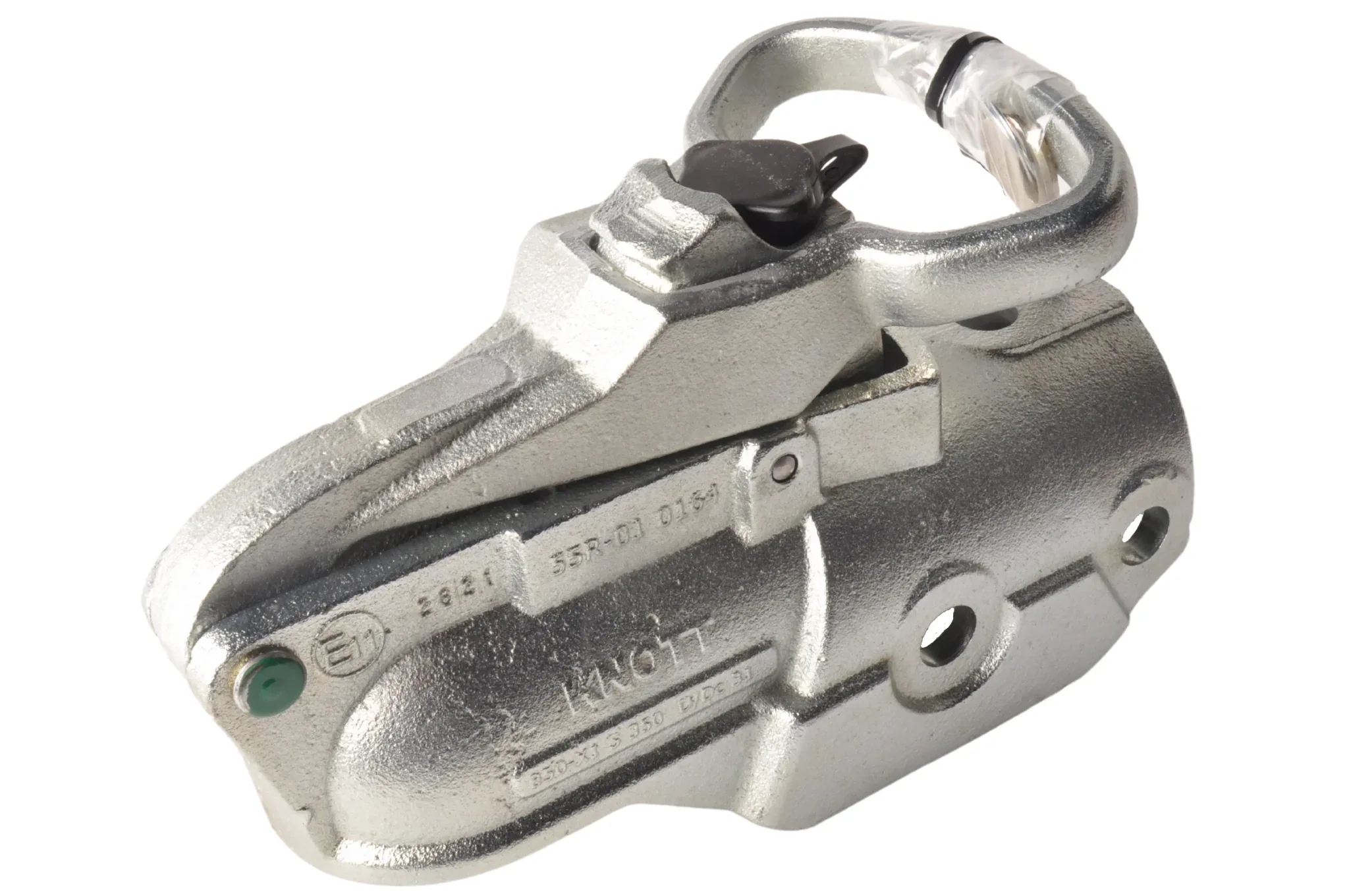 Knott AV50 - rund 60 mm - 3500 kg - gebremste Kugelkupplung mit integriertem Schloss