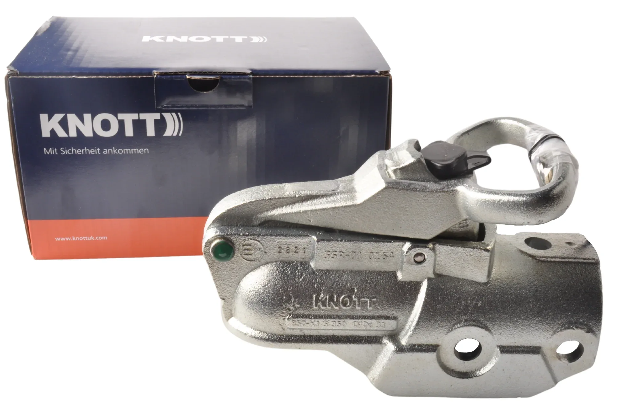 Knott AV50 - rund 60 mm - 3500 kg - gebremste Kugelkupplung mit integriertem Schloss - Image 3