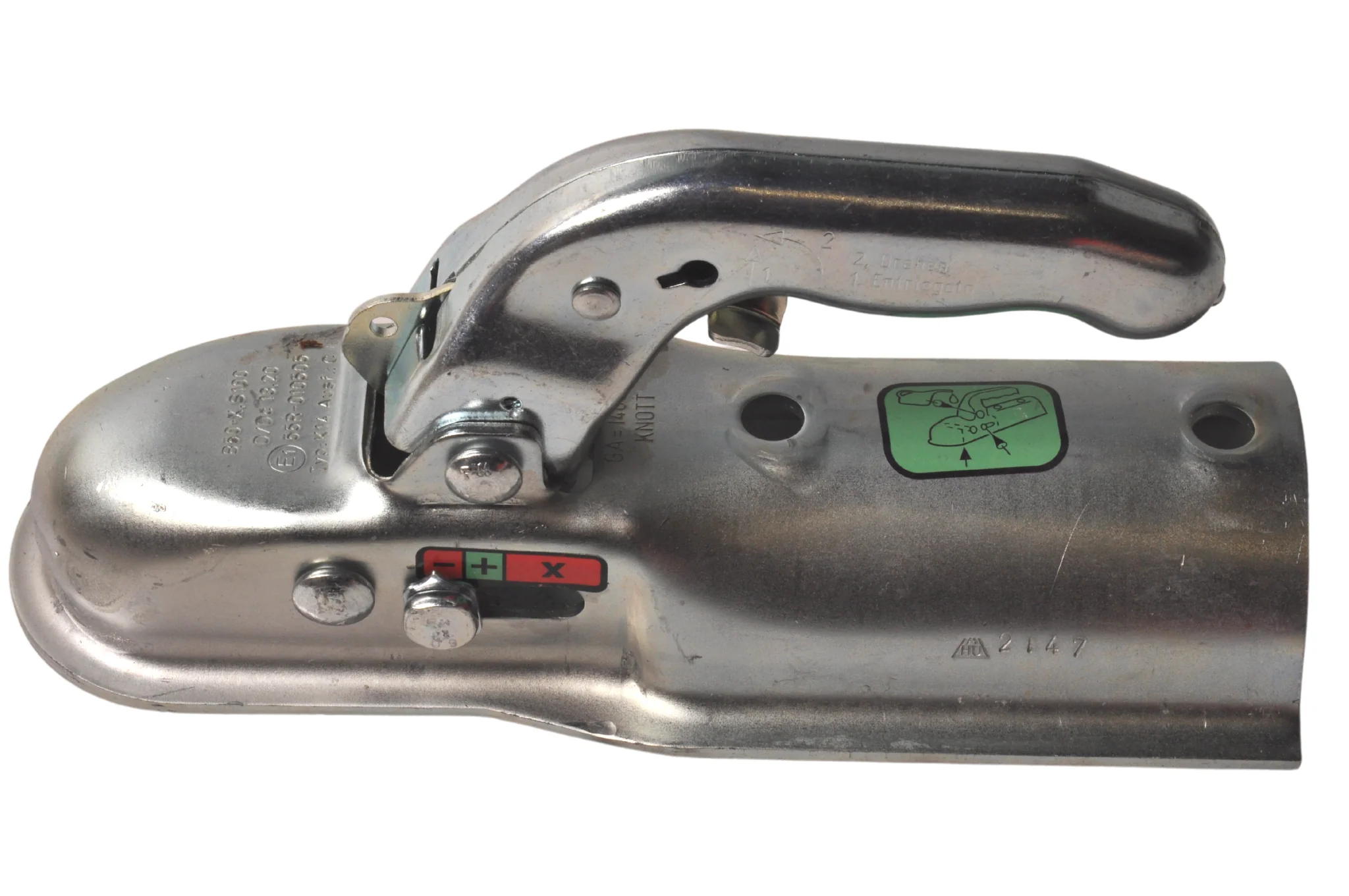 Knott K14C - rund 70 mm - 1400 kg - ungebremste Kugelkupplung - Image 2
