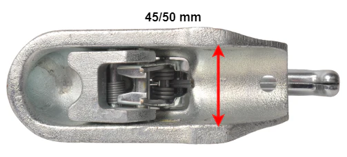 Knott KF35B - rund 45/50 mm - 3500 kg - gebremste Kugelkupplung - Image 4