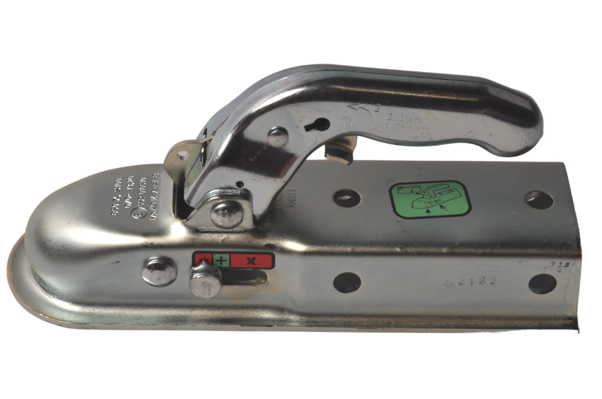 Knott KQ14BN3 - Rohr 60 mm - 1400 kg - ungebremste Kugelkupplung - Image 2
