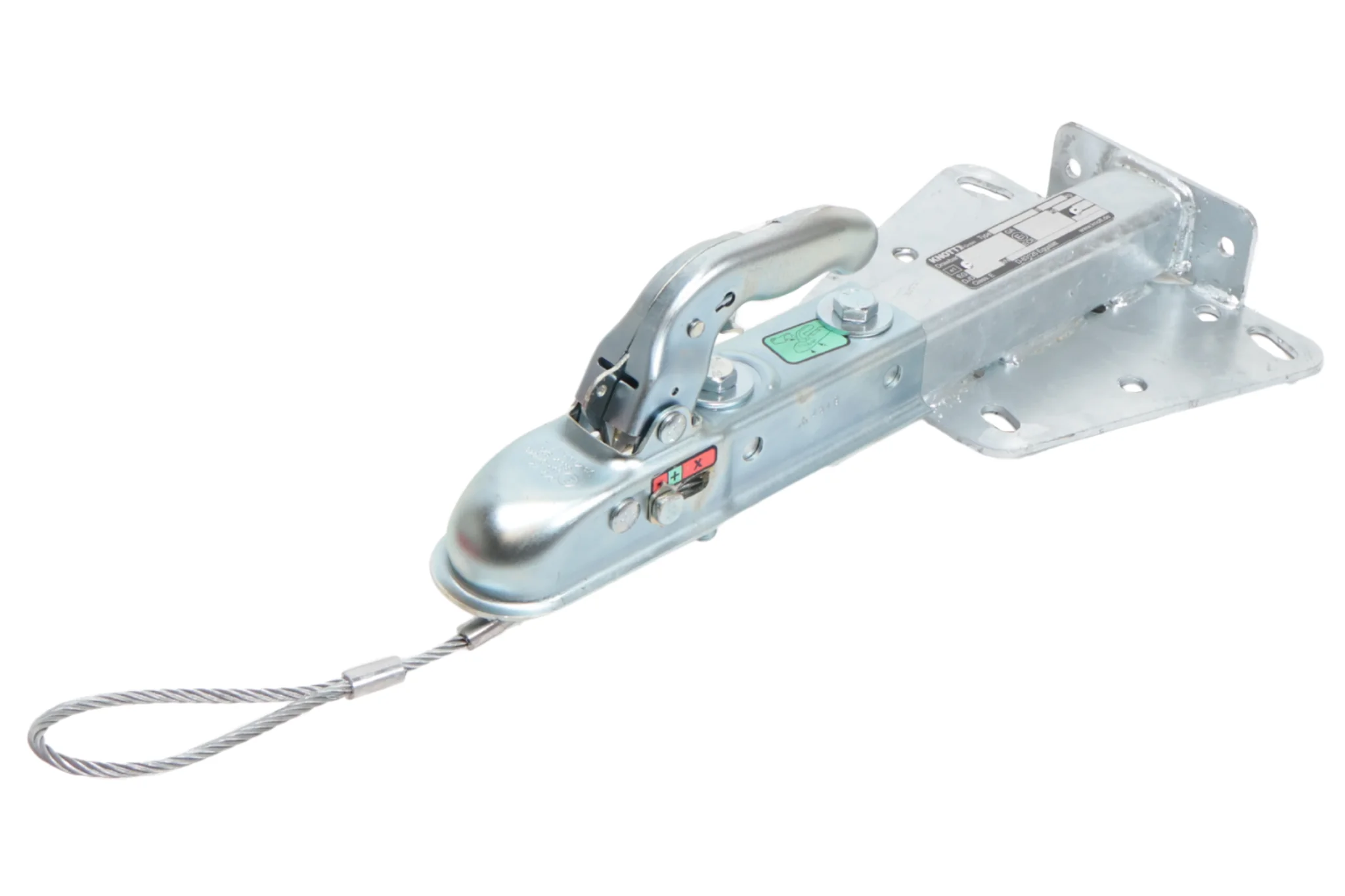 Knott V-Deichsel - 50 mm Rohr - 750 kg - ungebremste Kugelkupplung