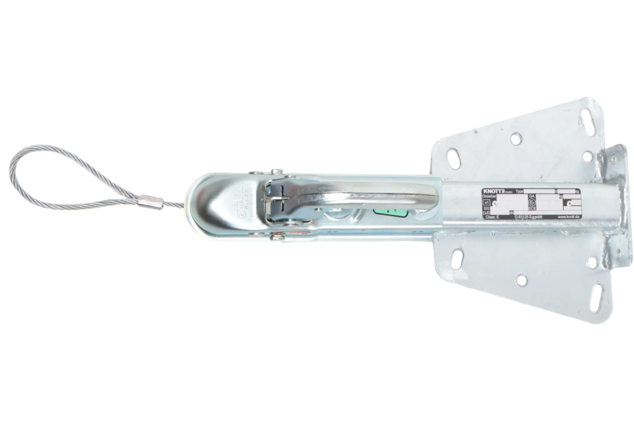 Knott V-Deichsel - 50 mm Rohr - 750 kg - ungebremste Kugelkupplung - Image 3