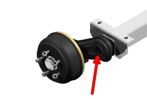 Knotenträger für Stoßdämpfer - schraubbar - Image 3